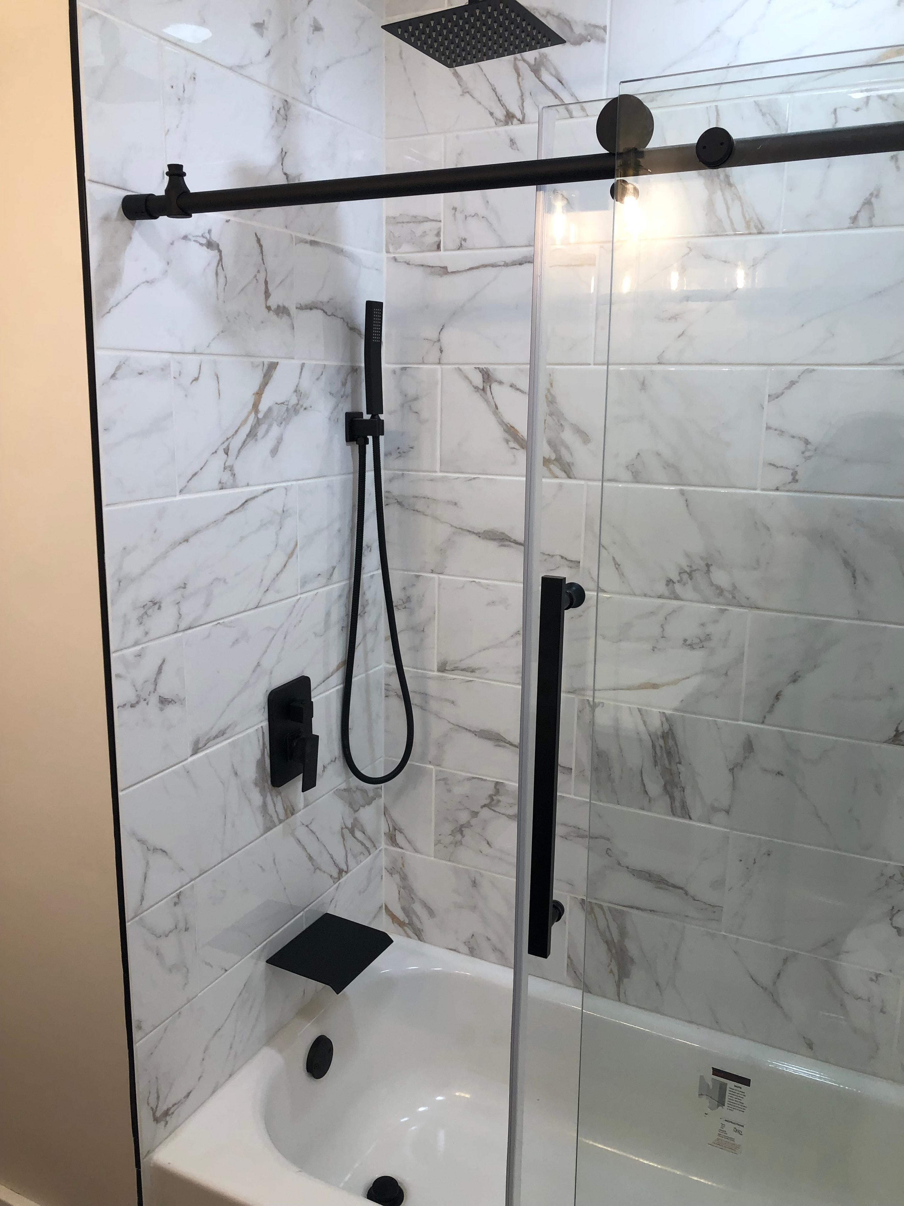 Master Shower Installation